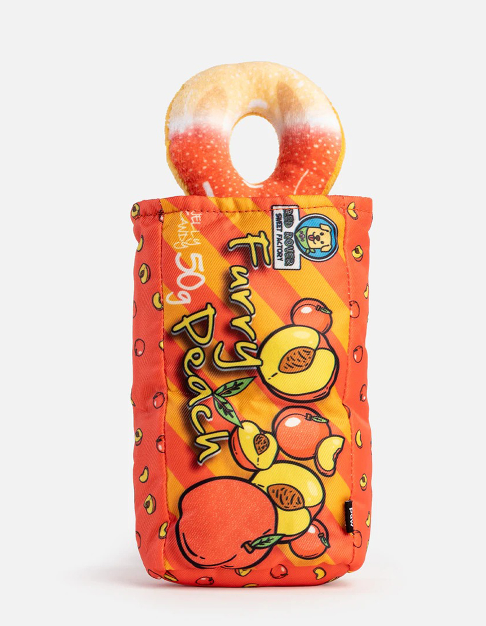 SILVER PAW Furry Peach Dog Play Toy MULTI Tillys