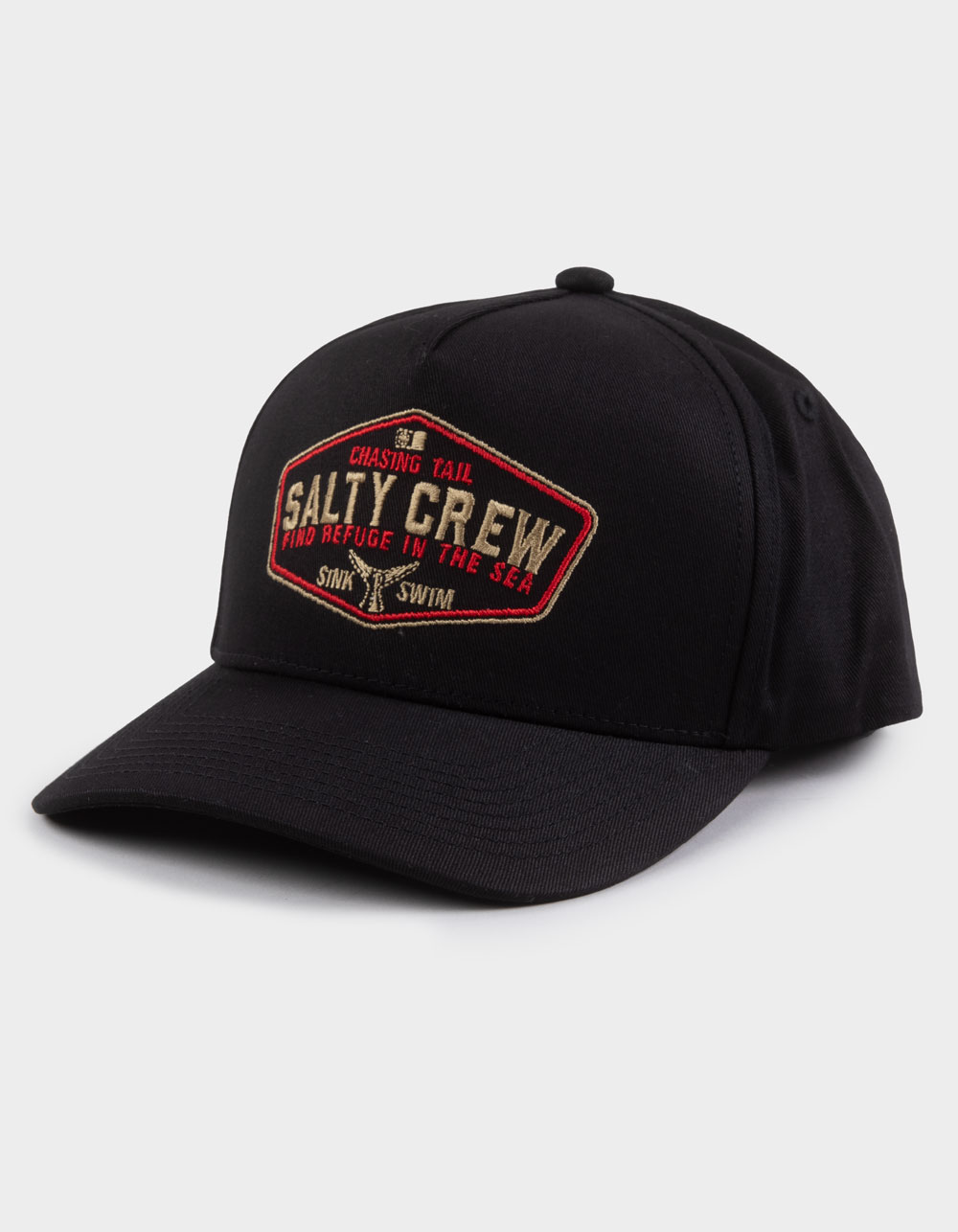 SALTY CREW Tailfin Snapback Hat - BLACK COMBO