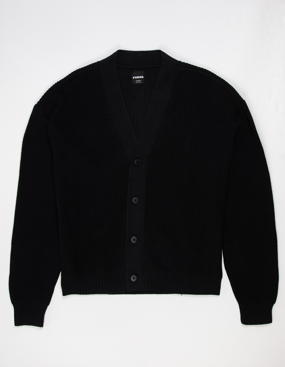RSQ Mens Cardigan - BLACK