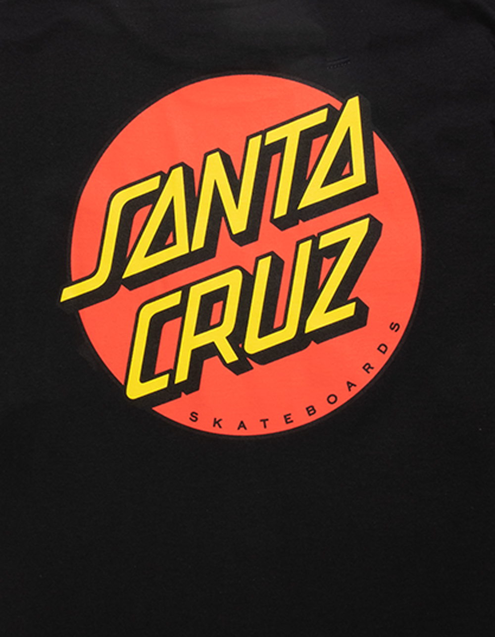 SANTA CRUZ Classic Dot Mens Tee - BLACK
