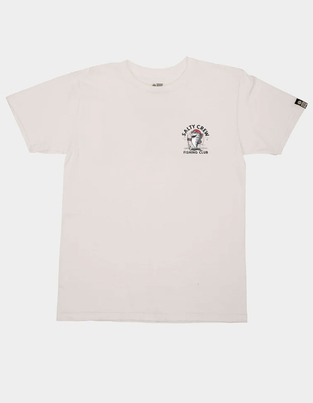 SALTY CREW Fishing Club Boys Tee - BONE