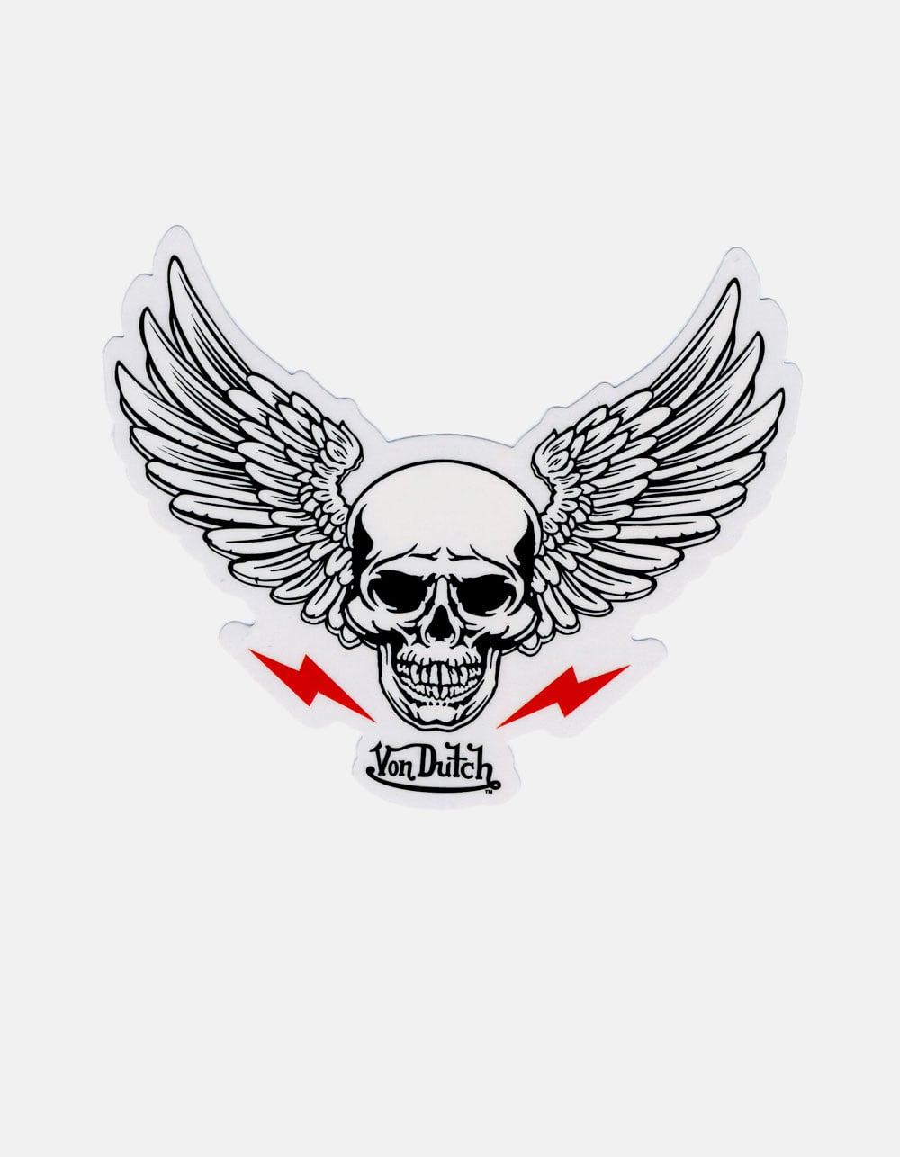 VON DUTCH Winged Skull Sticker - MULTI