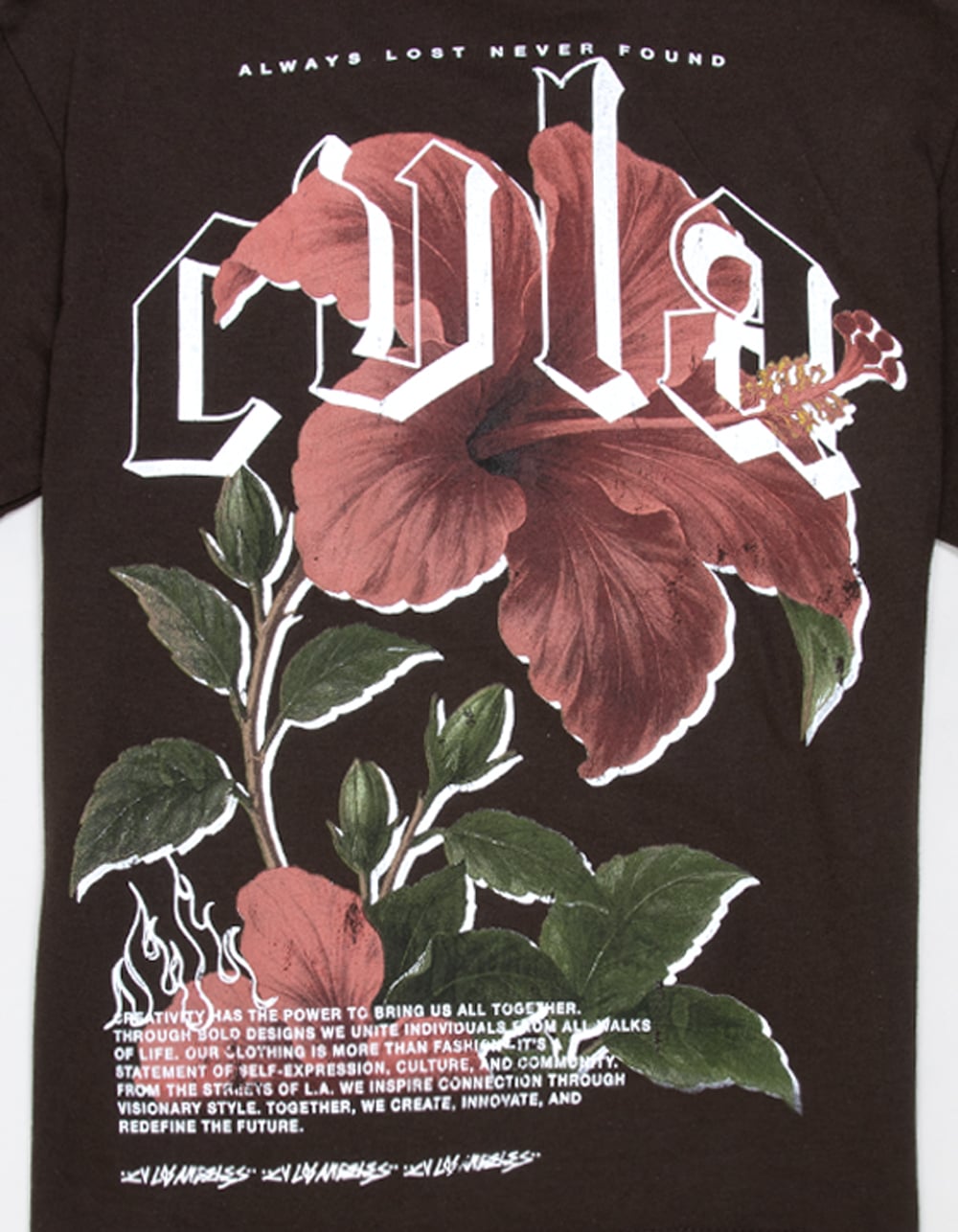CVLA Petals Of Chaos Boys Tee - BROWN