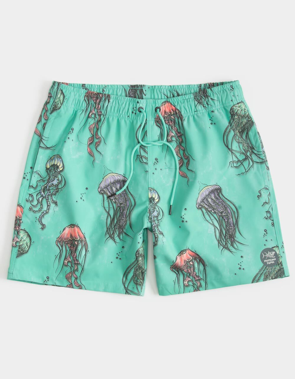 PSYCHO TUNA Jellyfish Mens Volley Shorts - MINT | Tillys