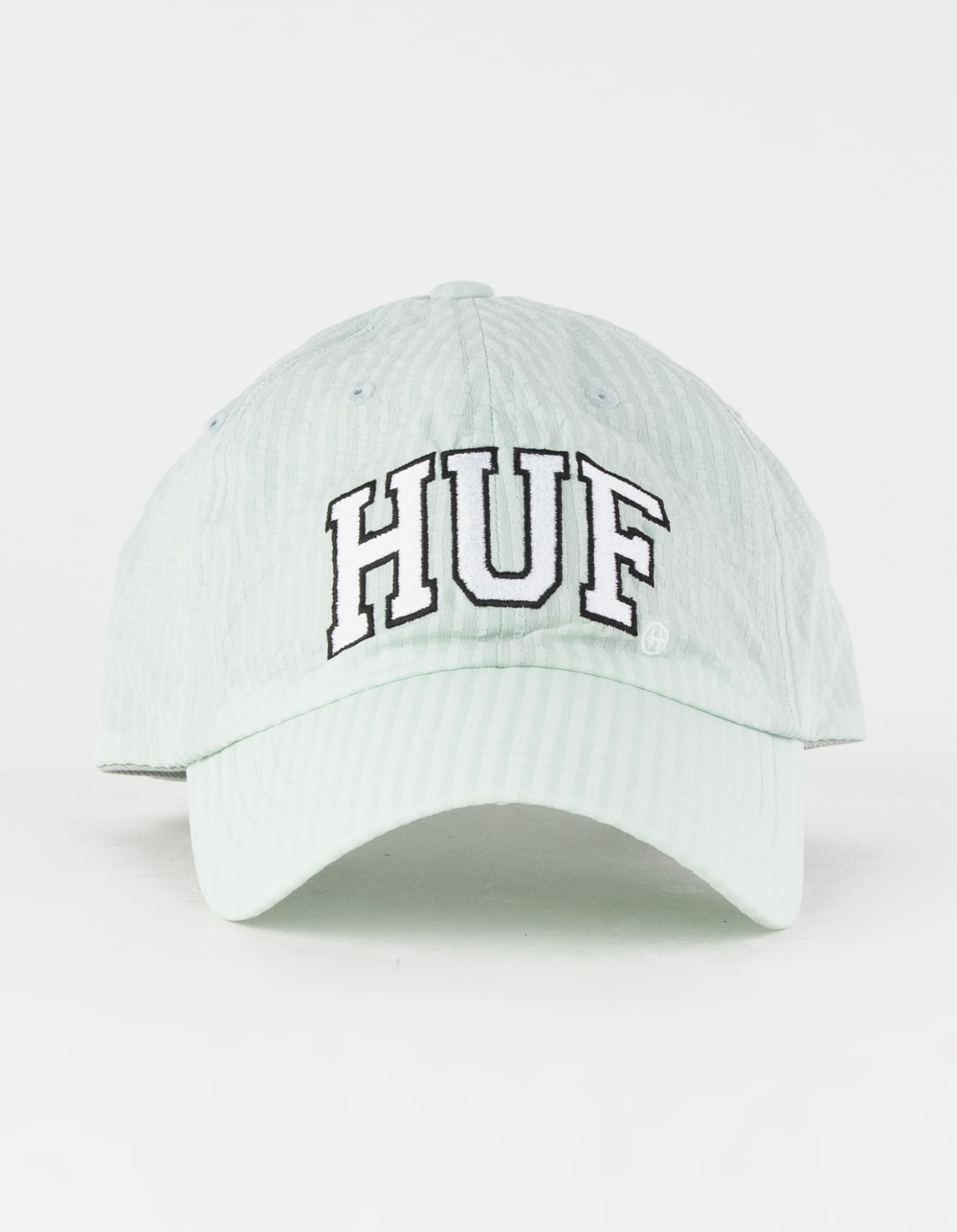 HUF Arch Logo 6 Panel Mens Strapback Hat - GREEN | Tillys