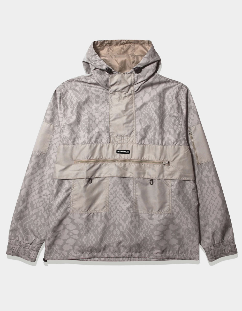 PRIMITIVE Scales Mens Anorak Jacket TAN Tillys