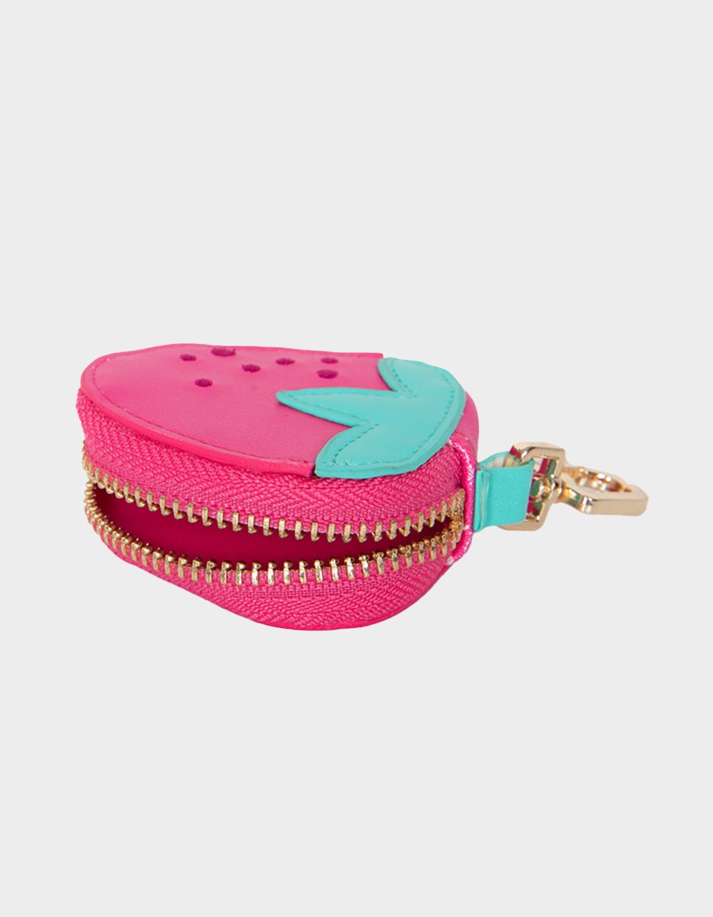KATYDID Strawberry Coin Purse - HOT PINK