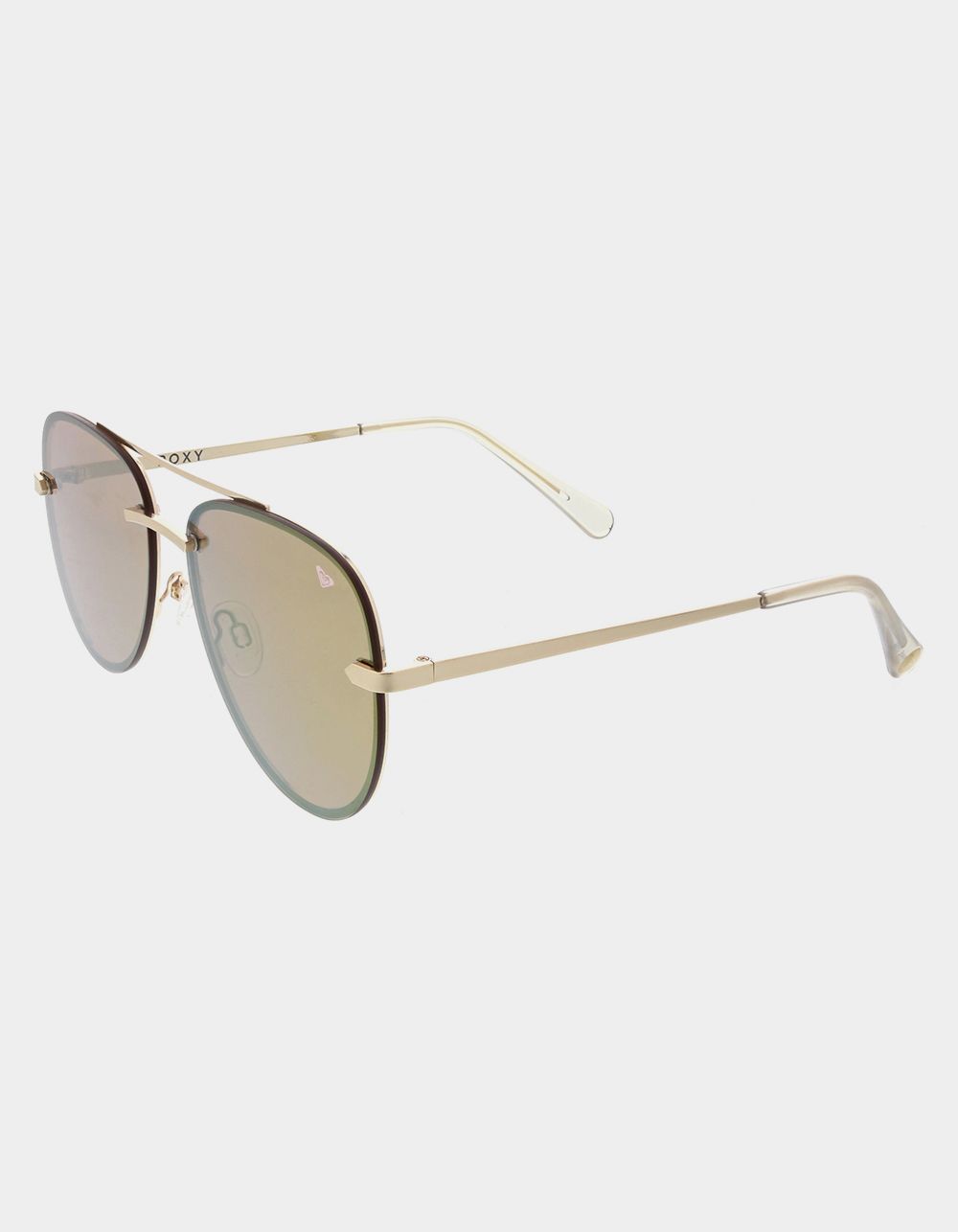 ROXY Rimless Aviator Sunglasses - GOLD