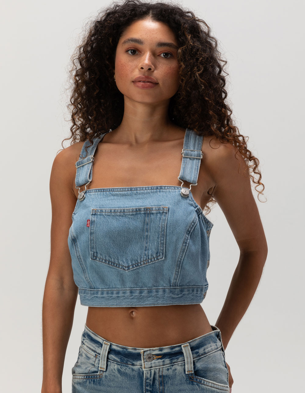 LEVI'S Shellsea Womens Overall Top - LIGHT WASH