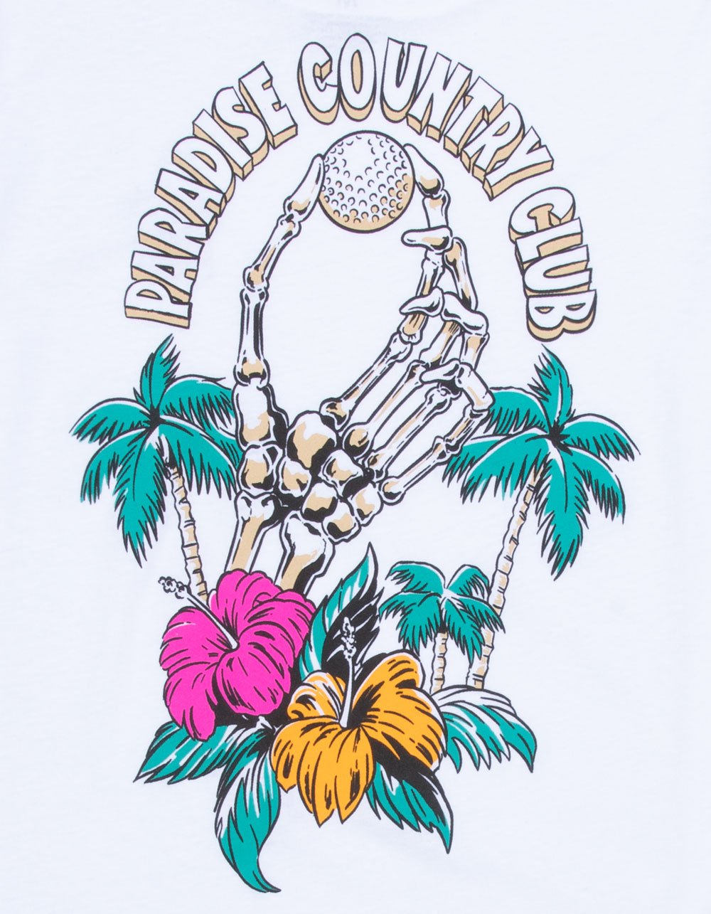 RSQ Paradise Country Club Boys Tee - WHITE