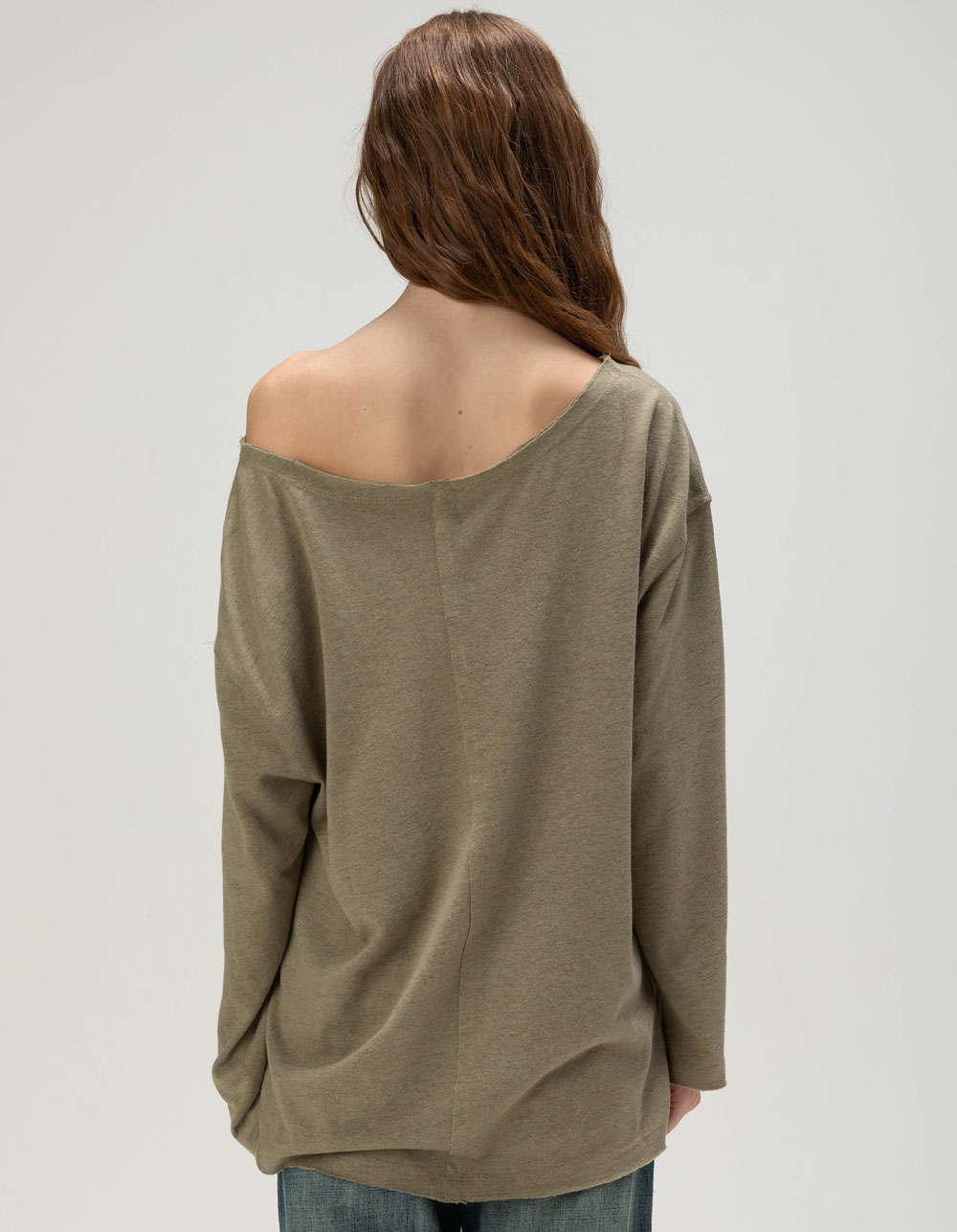 BDG Urban Outfitters Kurt Womens Off The Shoulder Top - SAGE