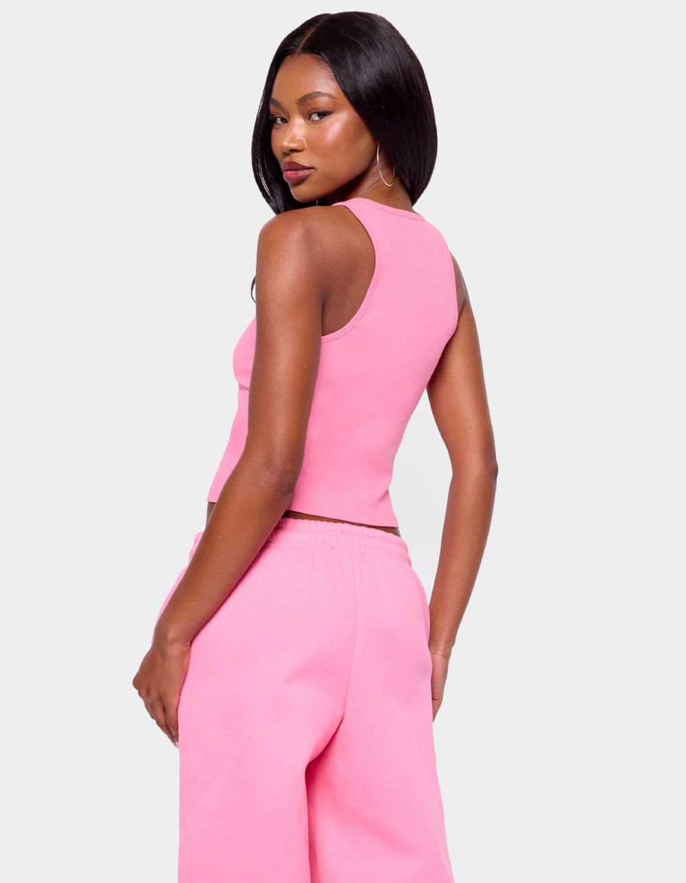 EDIKTED Francie Ribbed Tank Top