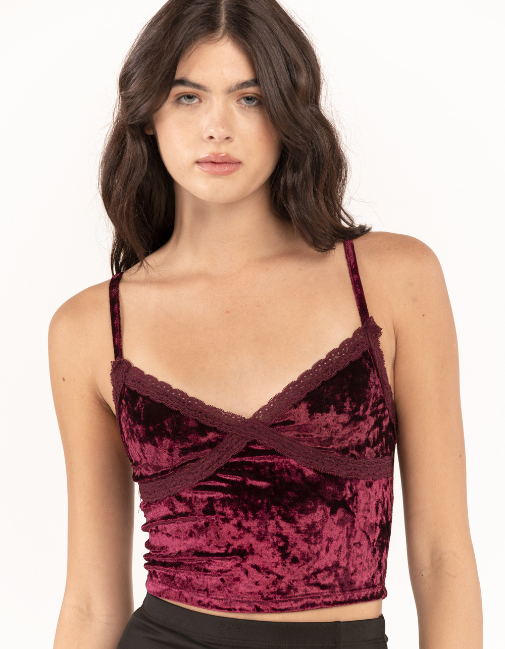 FLARED CAMI W NECK TIE IN THE HILLS OF TUSCANY