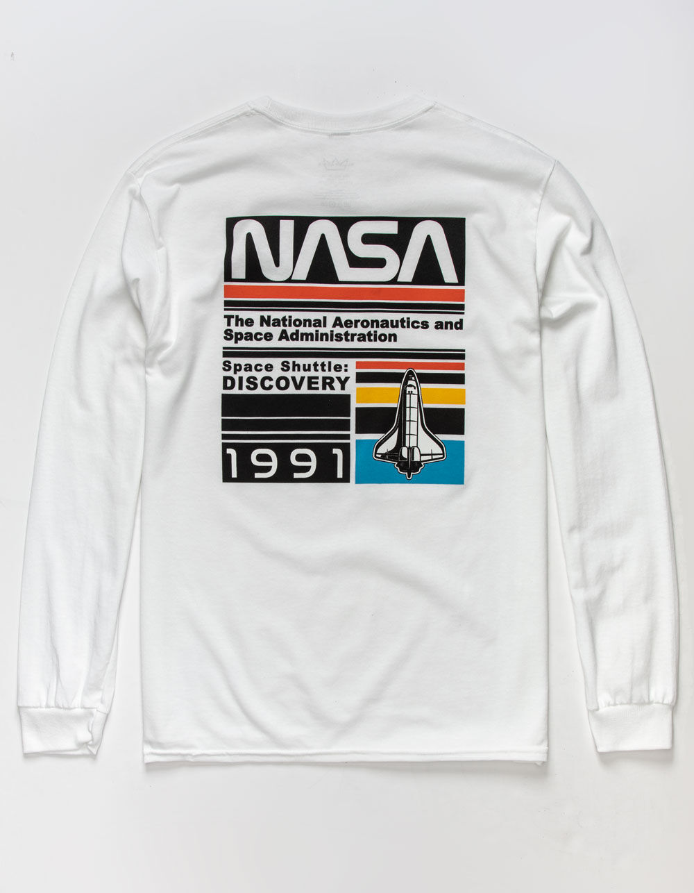 BLUE CROWN NASA Discovery Mens T-Shirt - WHITE | Tillys