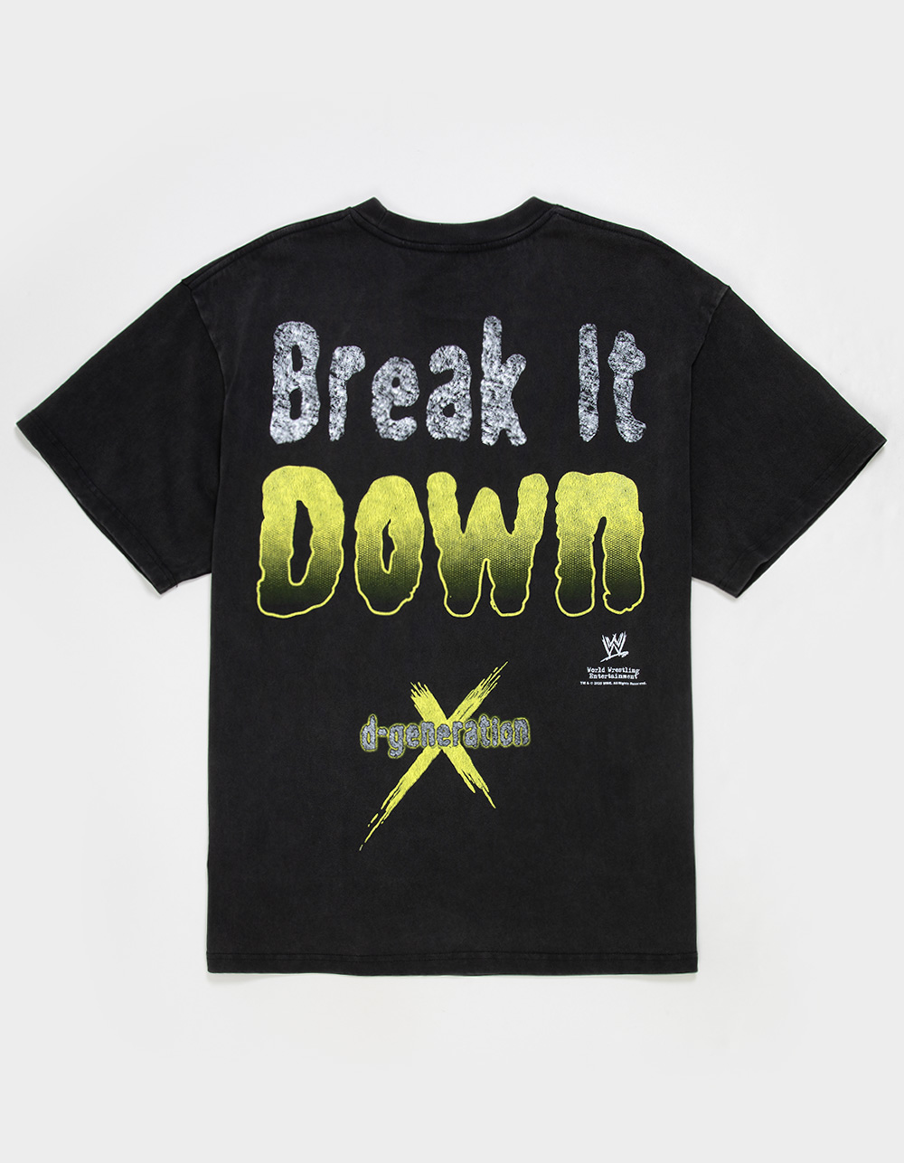 WWE D-Generation X Call Somebody Mens Tee - WASHED BLACK