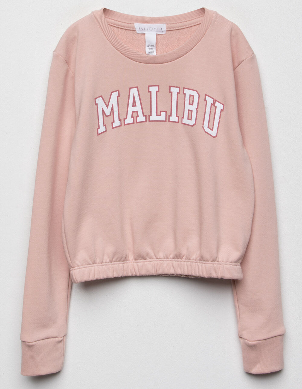 FULL TILT Malibu Cinch Girls Sweatshirt - PINK | Tillys