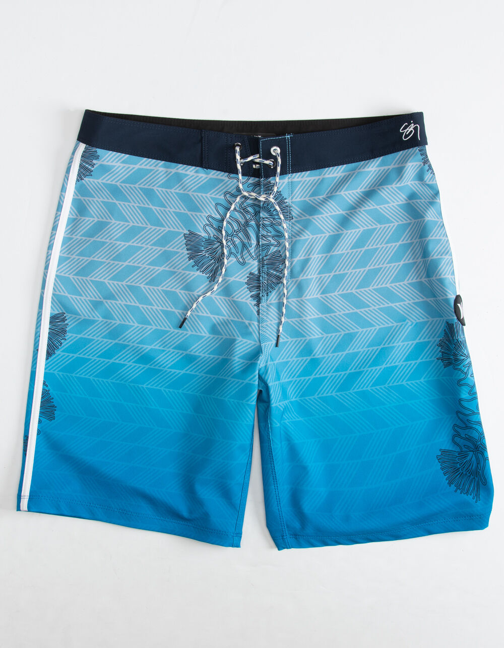 HURLEY Phantom Sig Zane Wailehua Mens Blue Boardshorts BLUE Tillys