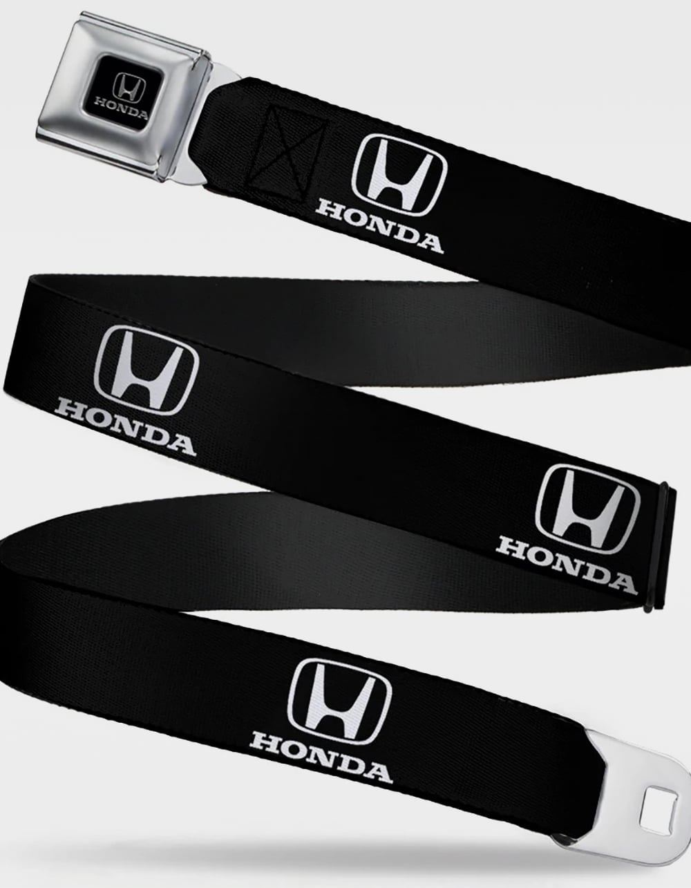 BUCKLE-DOWN Honda Seatbelt Belt - BLACK