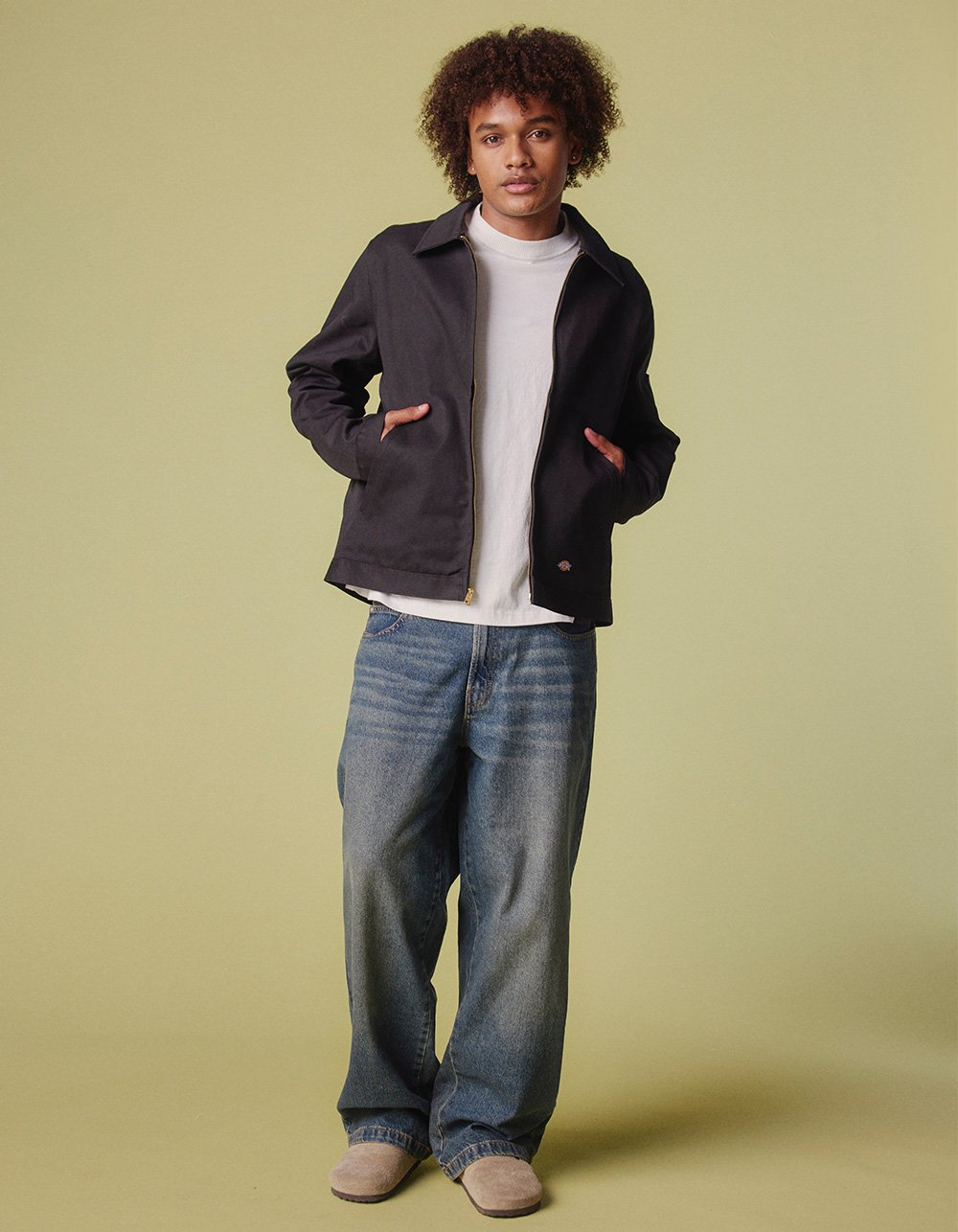 DICKIES Unlined Eisenhower Mens Jacket - BLACK