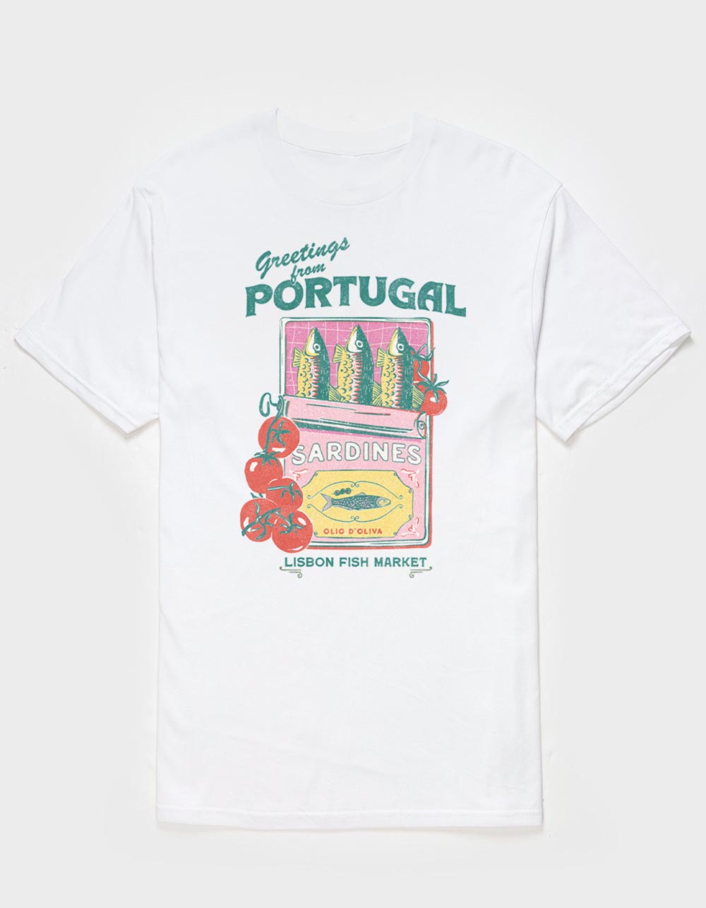 PORTUGAL Sardines Unisex Tee - WHITE