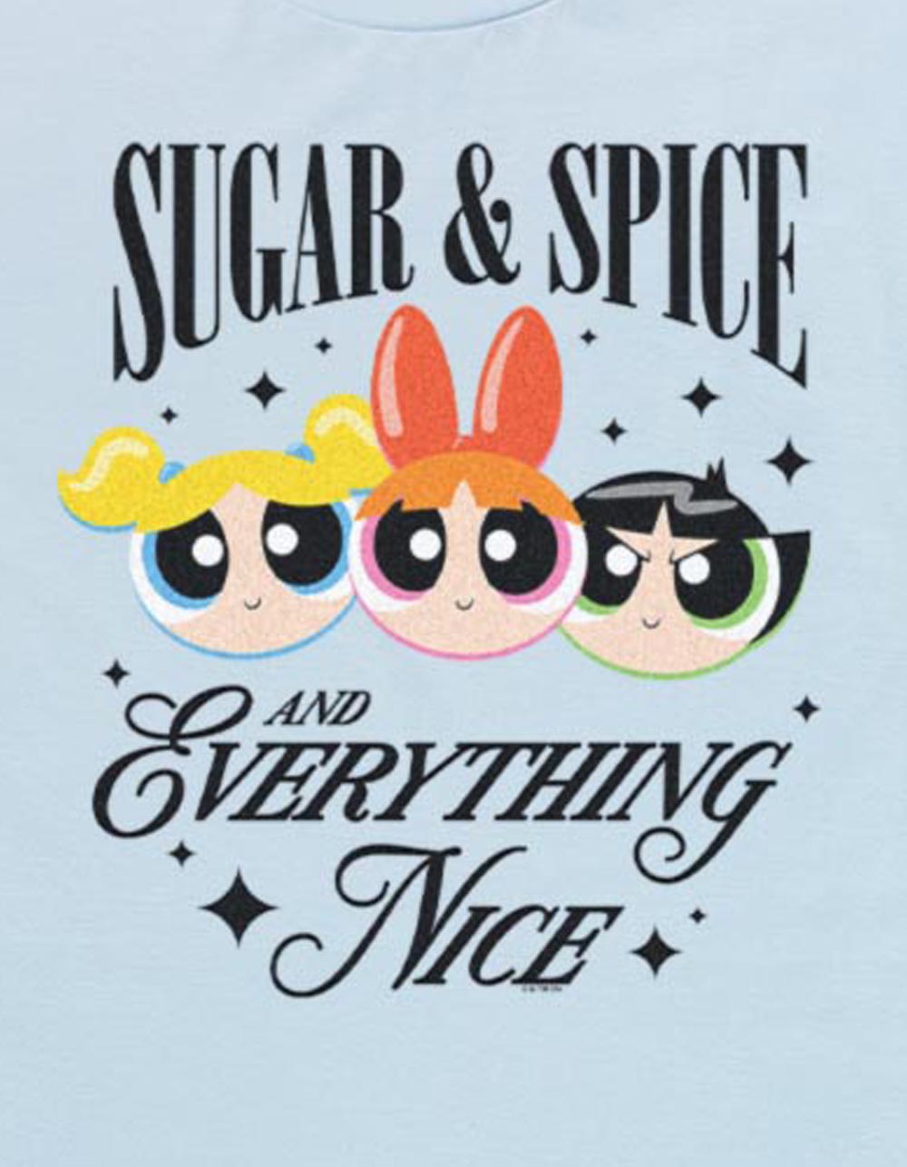 POWERPUFF GIRLS Everything Nice Unisex Tee - LIGHT BLUE