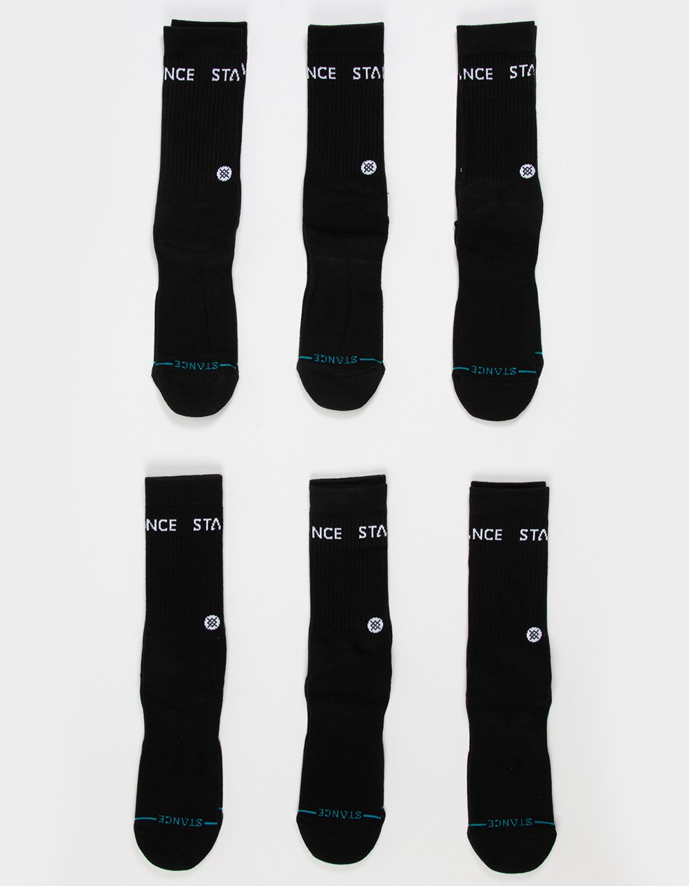 STANCE Origin 6 Pack Mens Crew Socks