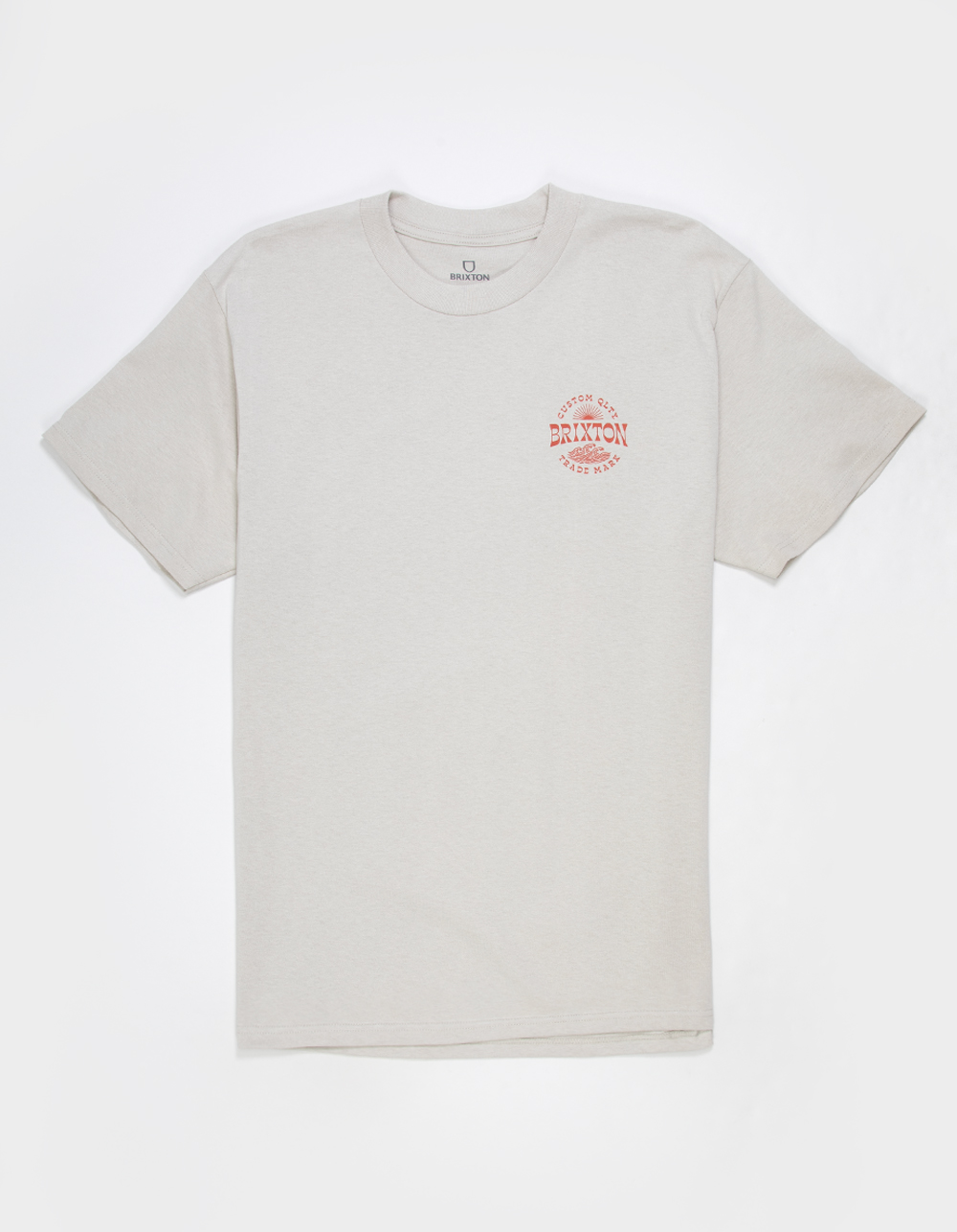 BRIXTON Current Mens Tee - CREAM