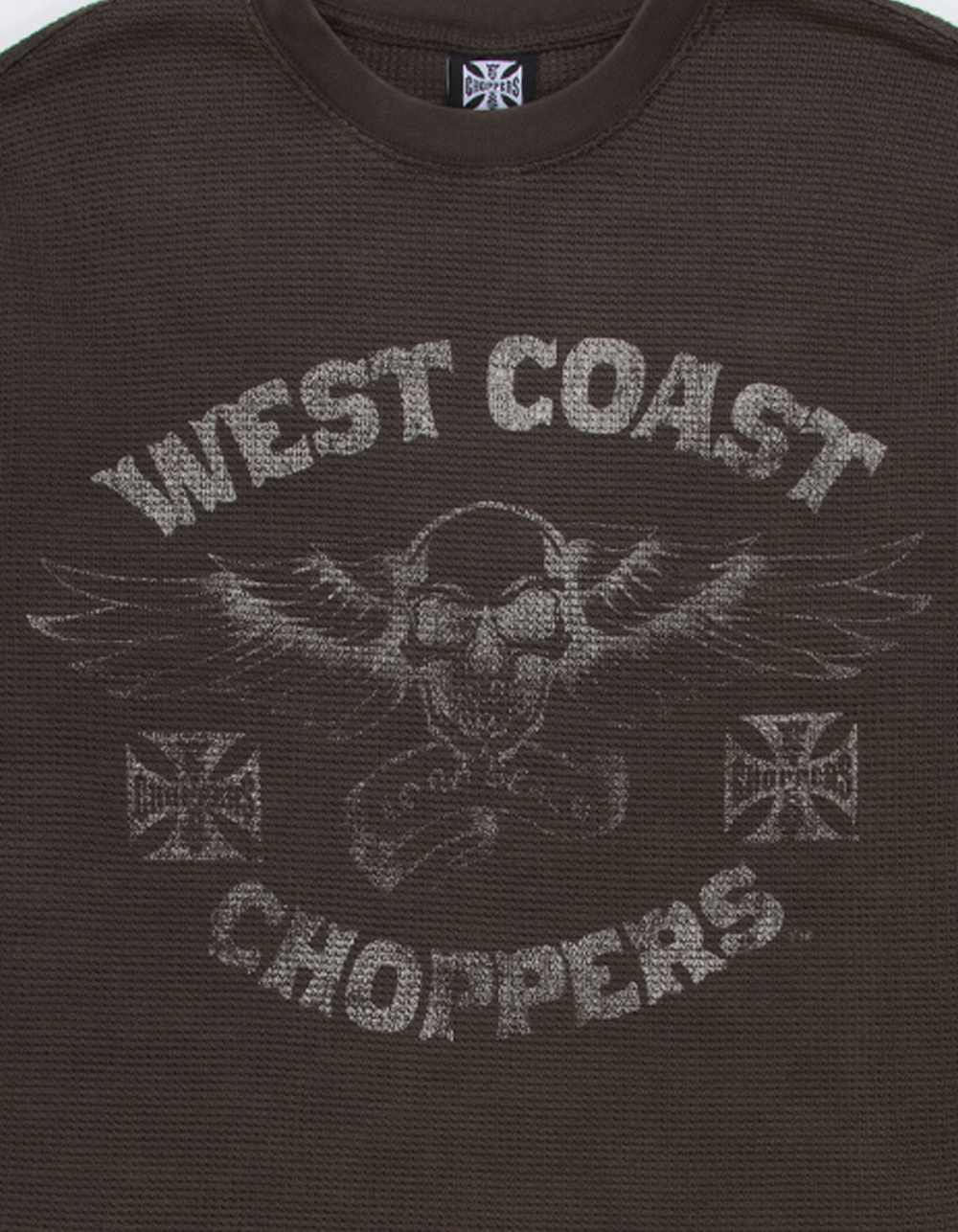 WEST COAST CHOPPERS Crosswing Mens Thermal - BROWN
