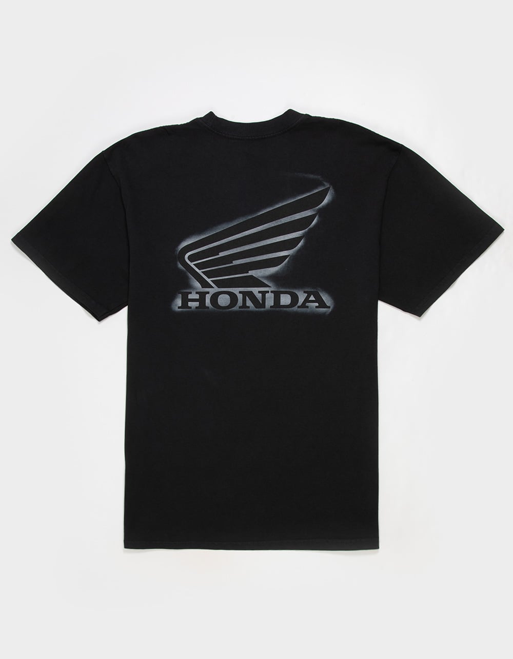 HONDA Spray Mens Boxy Tee - WASHED BLACK
