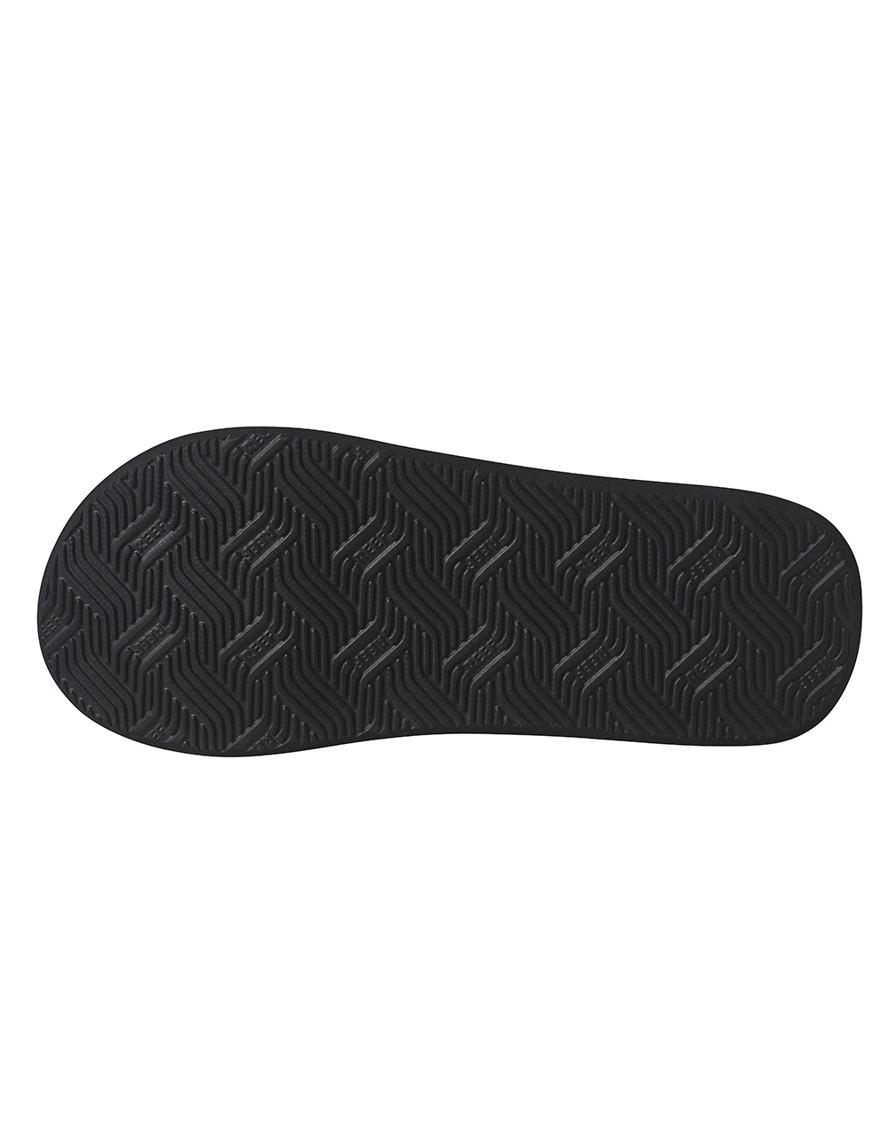 REEF Layback Mens Flip Flops - BLACK
