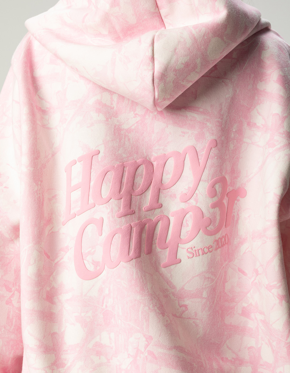 HAPPY CAMP3R PINK Camo Womens Zip-Up Hoodie - COMBO