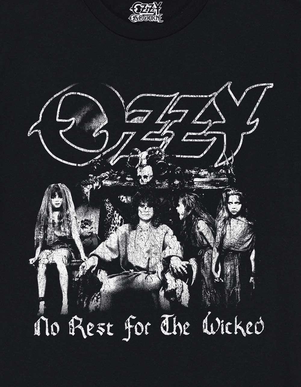 OZZY OSBOURNE No Rest For The Wicked Unisex Tee - BLACK