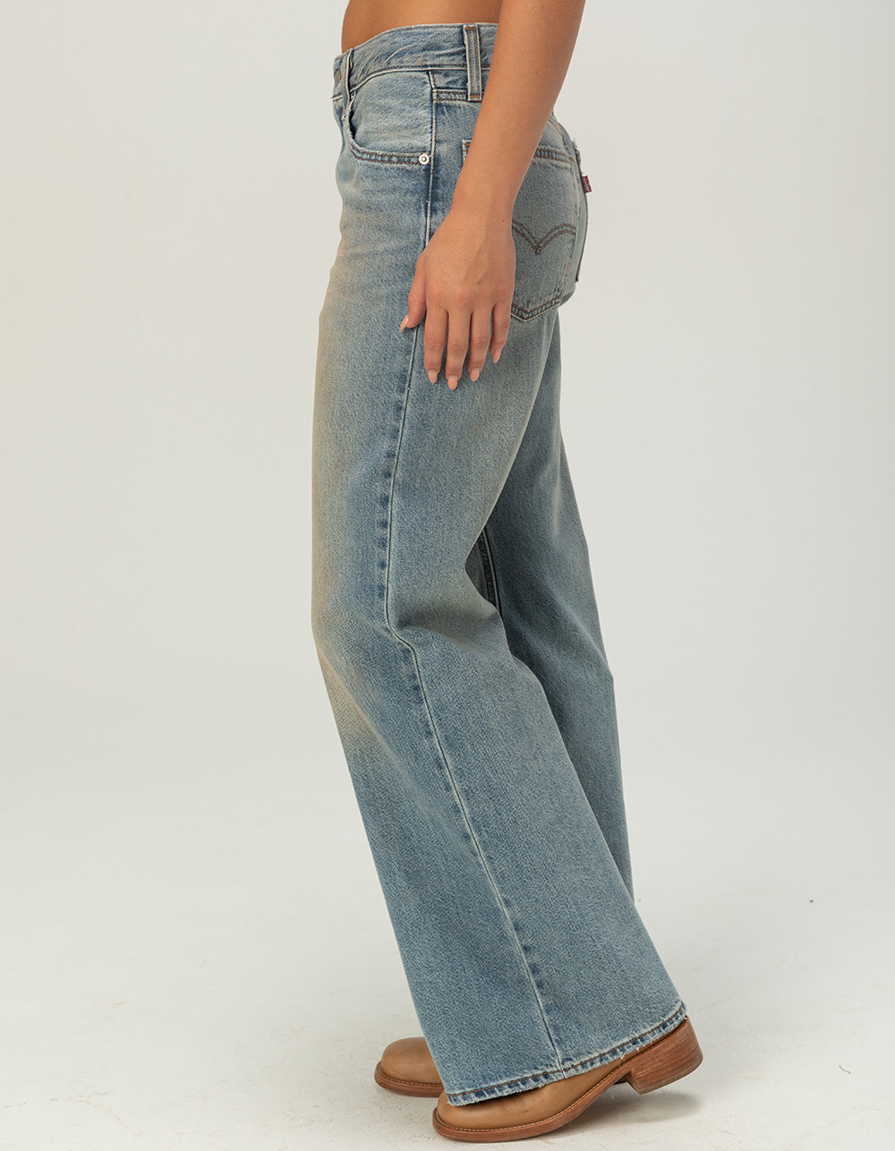 LEVI'S Premium Loose Boot Womens Jeans - Off Roading TINTED DENIM