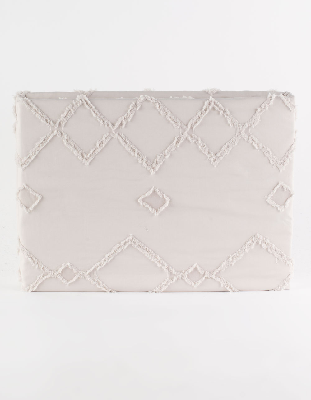 Clipped Cut 3pc Duvet Bedding Set CREAM Tillys