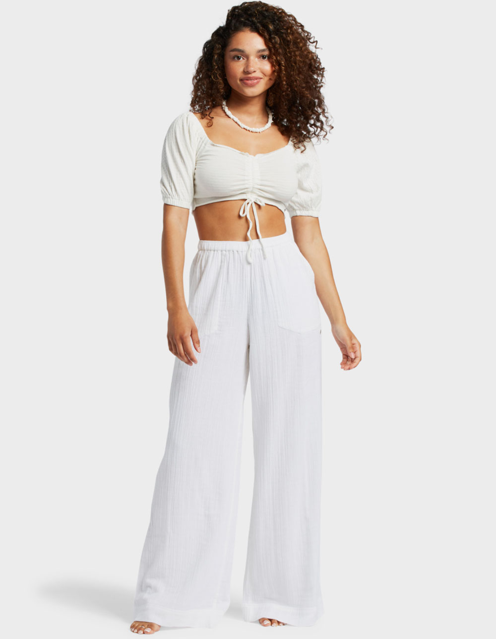 ROXY What A Vibe Womens Beach Pants WHITE Tillys