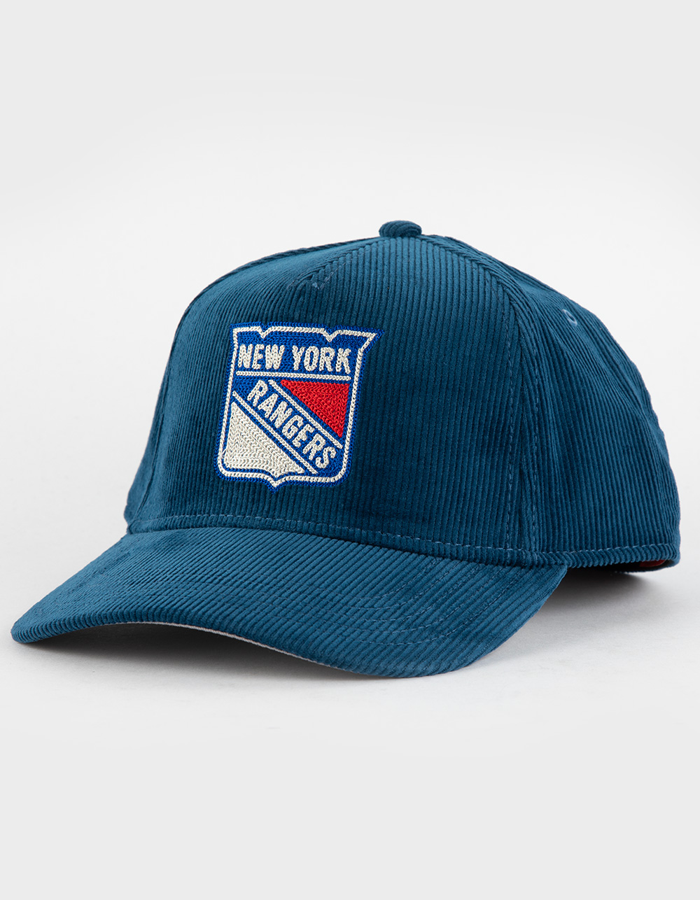 AMERICAN NEEDLE Corduroy Valin New York Rangers NHL Mens Snapback Hat