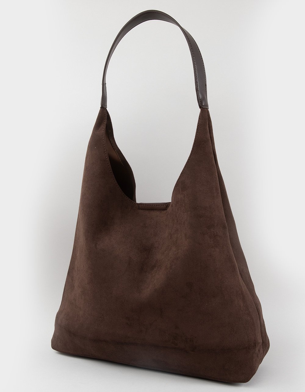 Madilyn Suede Bag - CHOCOLATE
