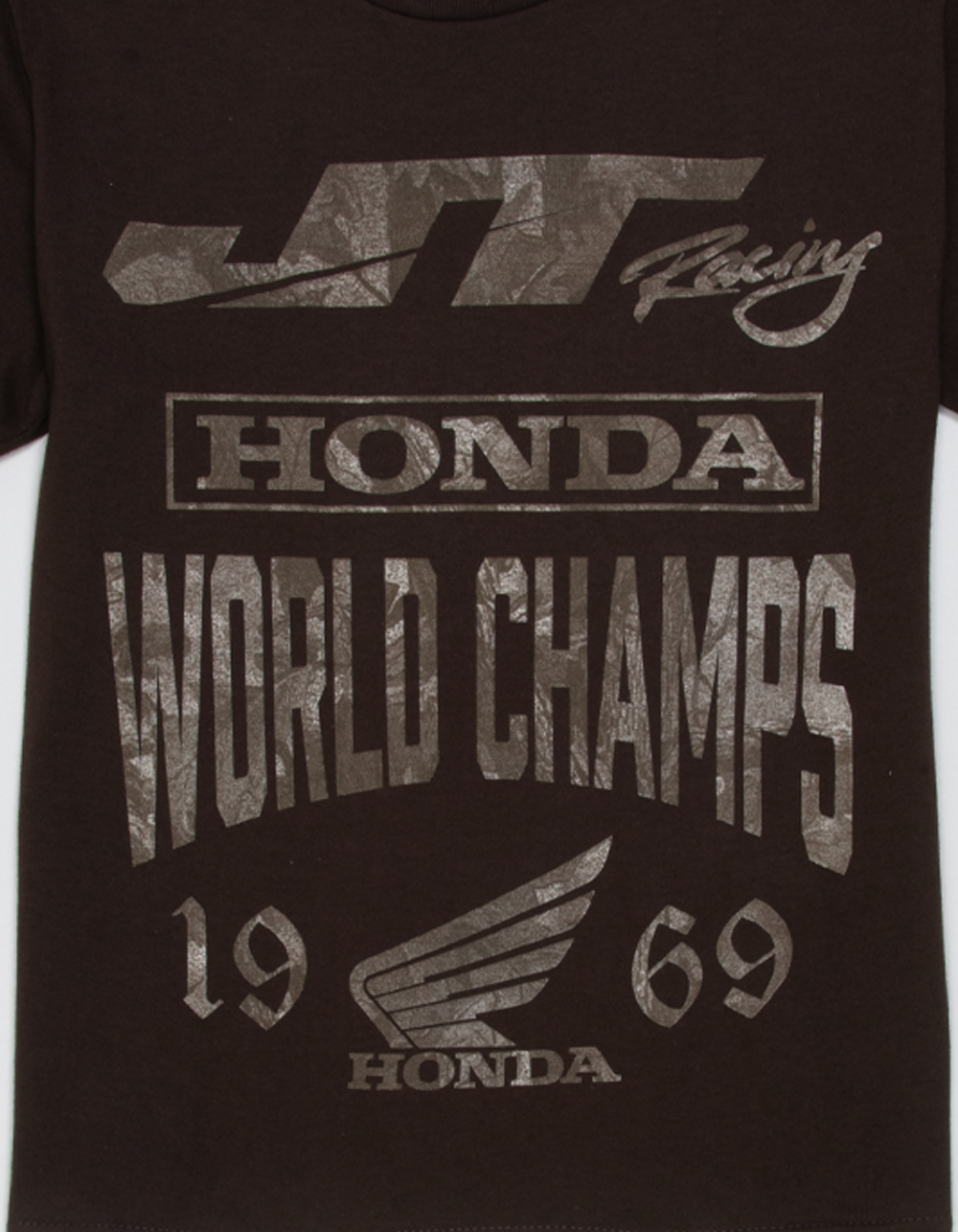 HONDA Champ JT Racing Boys Tee - BROWN