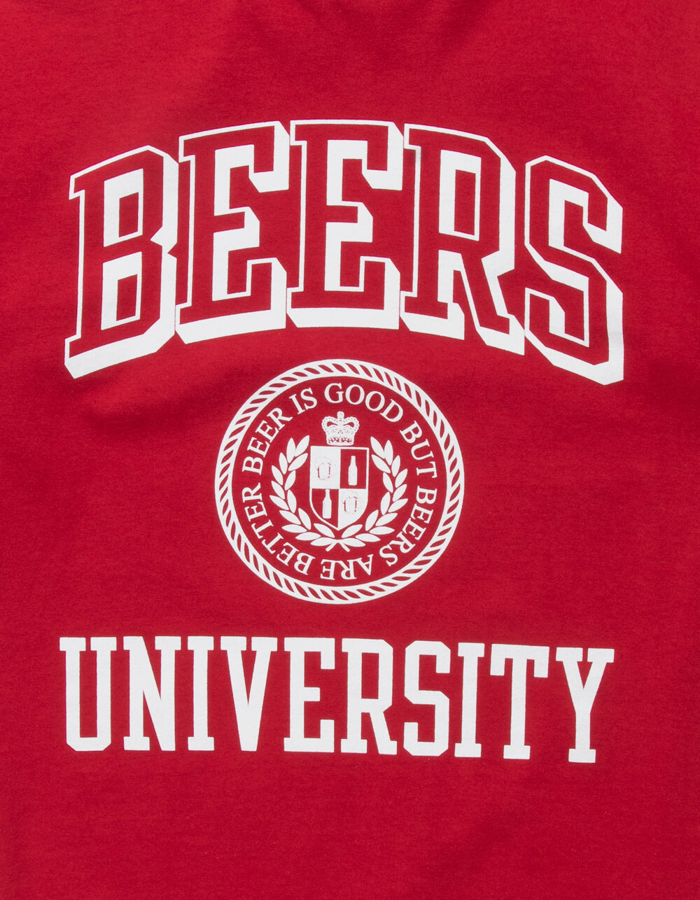 BEERS Beers University Mens Tee RED Tillys