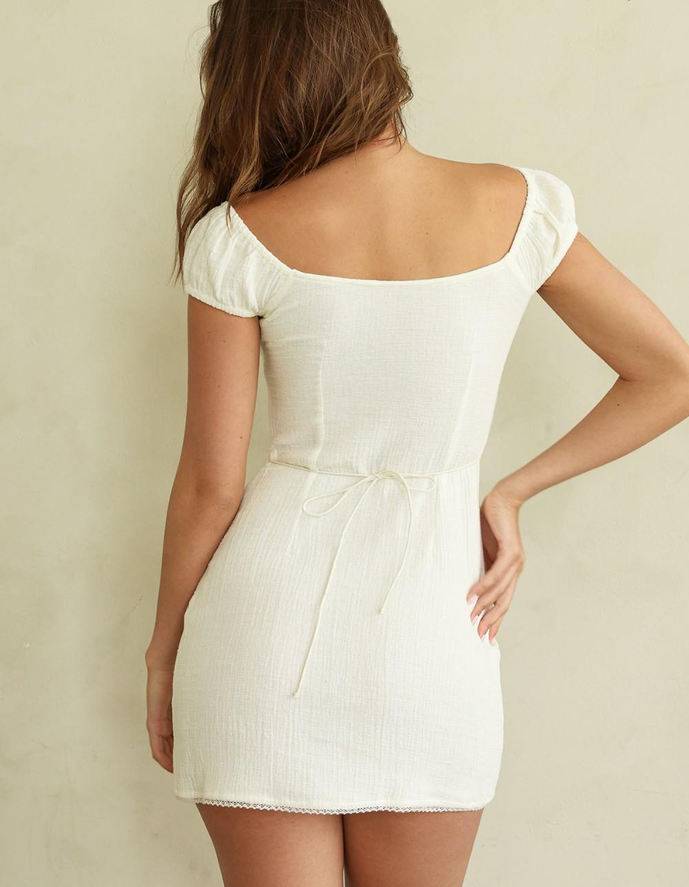 DIPPIN' DAISY'S Victoria Dress - WHITE