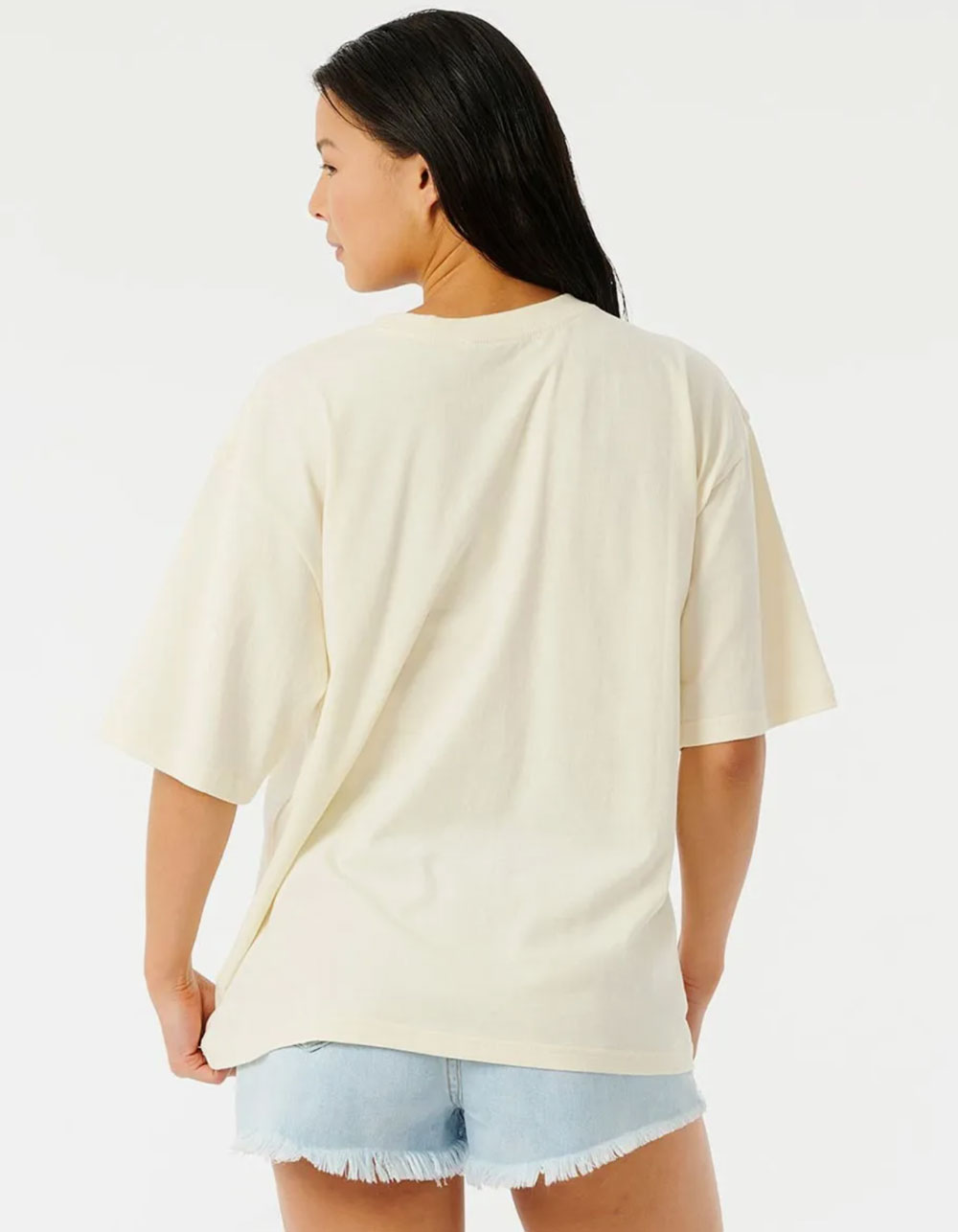 RIP CURL Cosmic Wanderer Heritage Womens Oversized Tee - OFF WHITE | Tillys