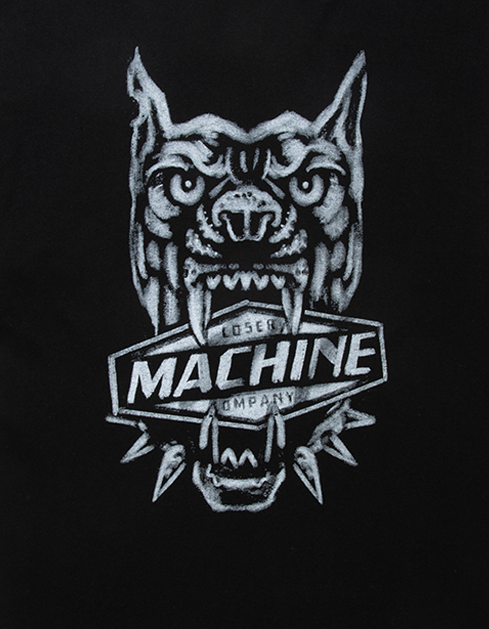 LOSER MACHINE On Guard Mens Tee - BLACK