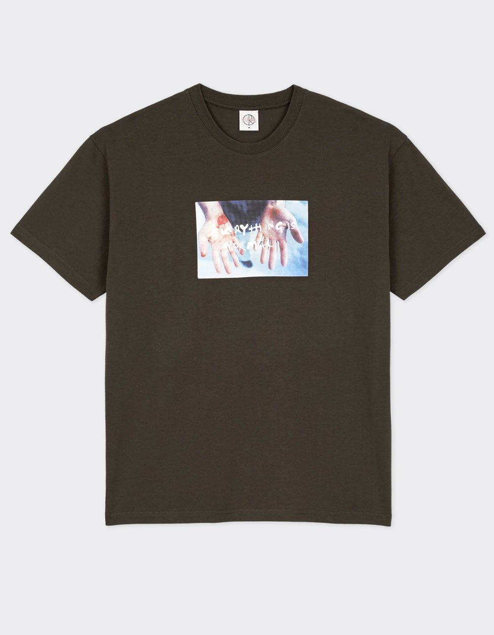 POLAR SKATE CO. Commitment Mens Tee - BROWN