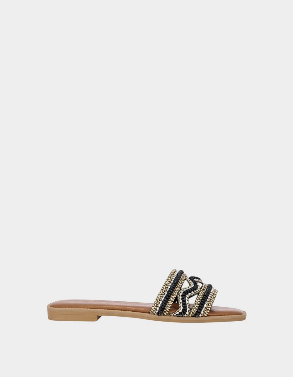 AZALEA WANG Wen Womens Sandals - BLACK