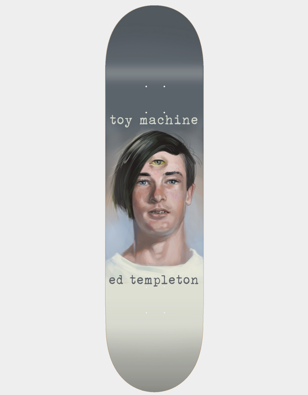 TOY MACHINE Ed Templeton Portrait 8.25" Skateboard Deck MULTI Tillys