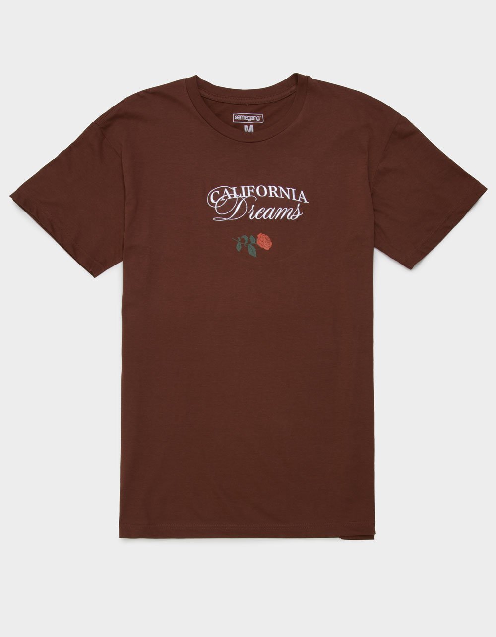 SAME GANG CA Dreams Mens Tee - BROWN