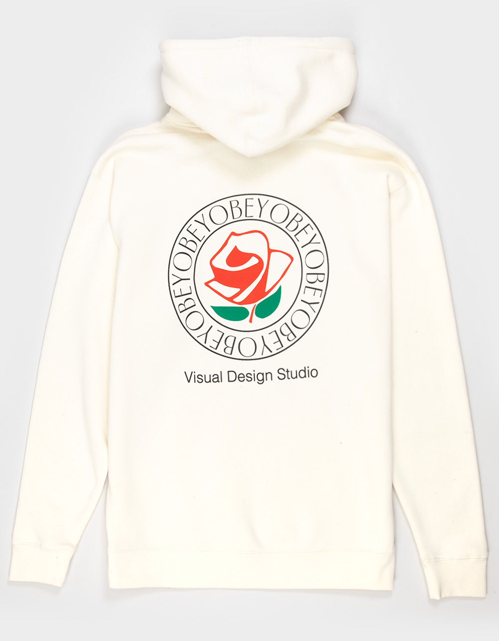 OBEY Visual Design Studio Mens Hoodie - BONE