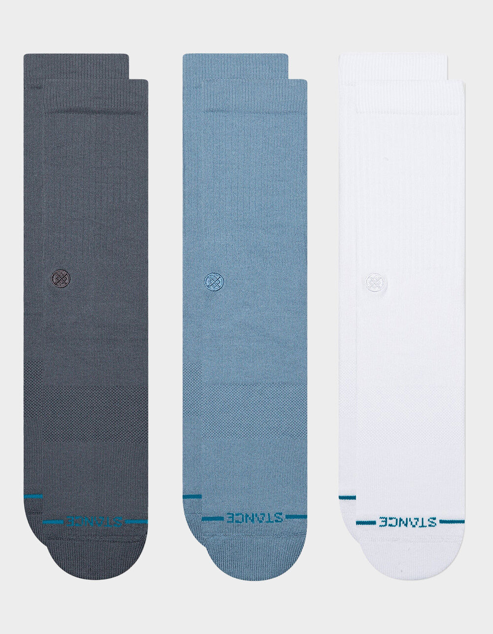 STANCE Icon 3 Pack Mens Crew Socks