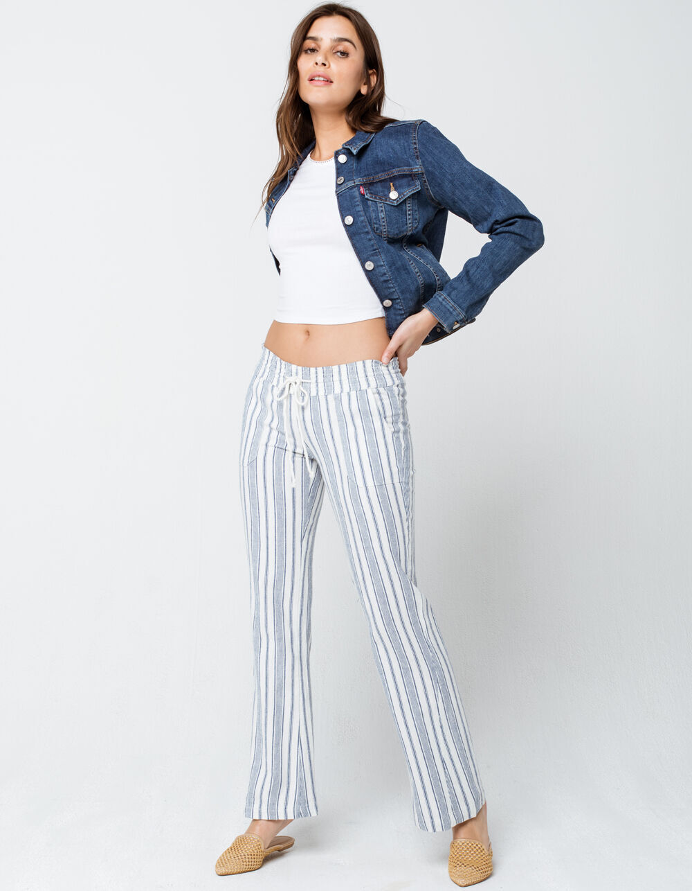 ROXY Oceanside Stripe Womens Beach Pants