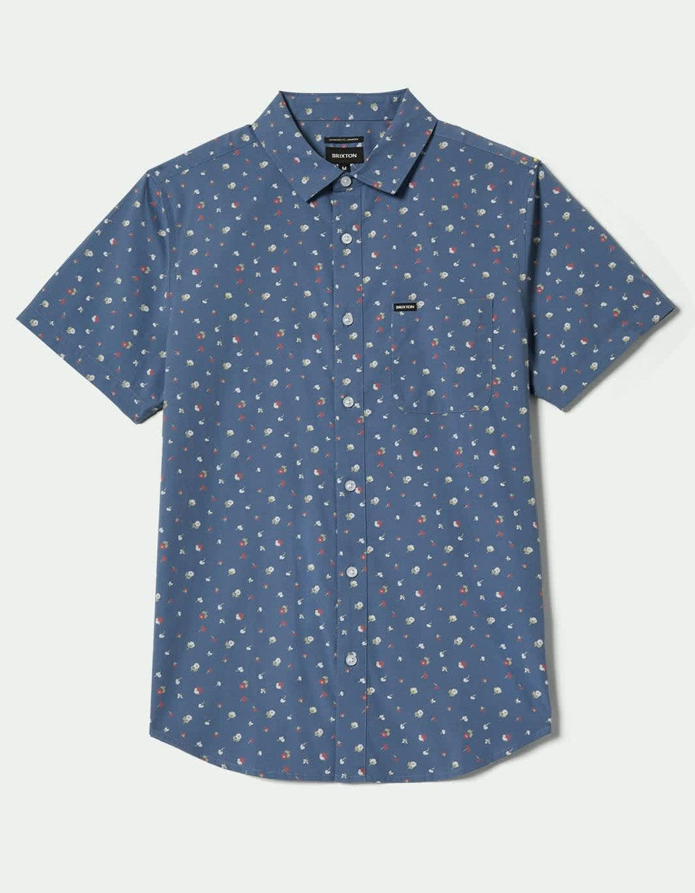 BRIXTON Charter Print Mens Button Up Shirt